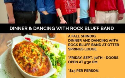 DINNER  AND DANCING SHINDIG WITH ROCK BLUFF BAND