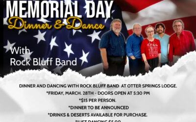 Memorial Day Dinner & Dance with Rock Bluff Band