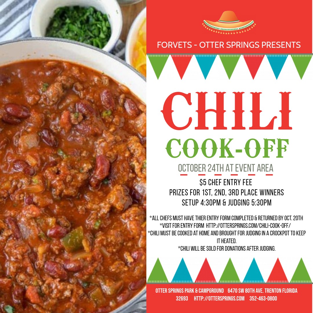 Chili Cook Off - Otter Springs 352-463-0800