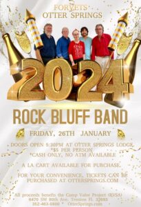 Rock Bluff Band - Jan. 26th 2024 - Otter Springs 352-463-0800